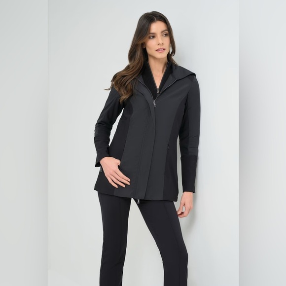 Anatomie Black Utility Jacket for Women - Picture 1 of 16
